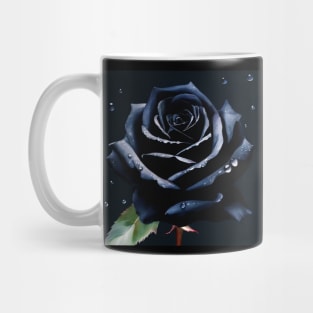 Black Rose Mug